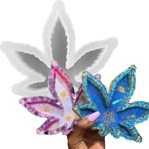 Silicone Ashtray Mold Maple Leaf Resin DIY Making Mould Casting Epoxy Craft B618 - Picture 1 of 6