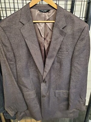 Jos A Bank 46R Brown Wool Rayon Blazer Sport Jacket  - Image 1 of 4