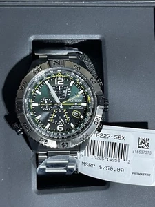 Citizen Promaster Navihawk AT8227-56X 48mm Grey Stainless Steel Men's Watch A-T - Picture 1 of 7