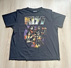 Kiss 2022 3XL Black T-Shirt Tee Top Rock Heavy Metal Band Big Graphic Print - Picture 1 of 8
