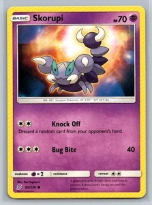 Skorupi #82/236 SM - Unified Minds Common - Pokemon Cards E10 - Picture 1 of 2
