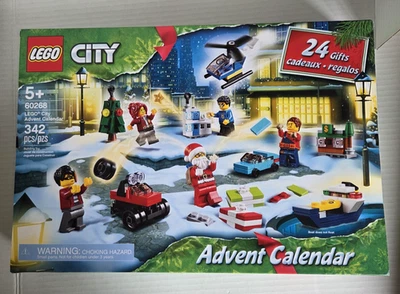 NEW Lego City Series 60268 Christmas Advent Calendar 342pc Building Toy Set 2020 - Image 1 of 4