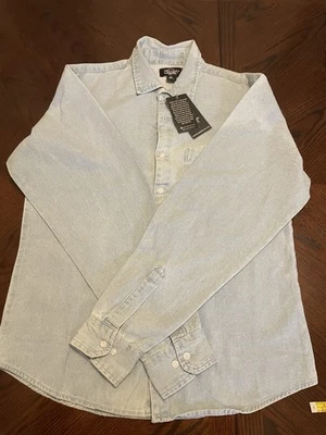 Eighty-Eight Light Blue Denim Long Sleeve Shirt Men’s Size Large - Image 1 of 4