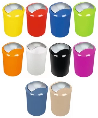 spirella Schwingdeckeleimer Mülleimer Abfalleimer Kosmetikeimer Abfallsammler 5L - Bild 1 von 3