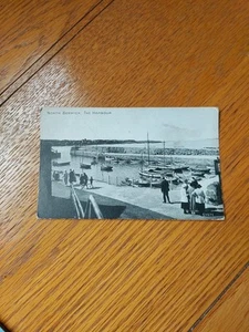 THE HARBOUR , NORTH BERWICK Old POSTCARD - Picture 1 of 2