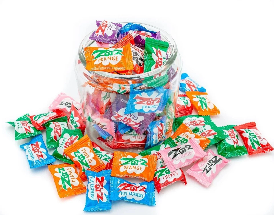 Zotz Fizzy Candy Bag Assorted Flavors 5 LB 80 Ounces Grocery