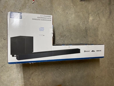 Insignia 2.1 Channel Soundbar Wireless Subwoofer DTS:Virtual X NS-HTSB2123 #5268 - Image 1 of 2