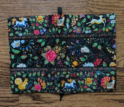 Vera Bradley Retired Rare Tavern On The Green Quilted Book Cover - Image 1 of 4