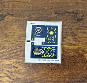 LEGO 70730 - Ninjago: Possession - Chain Cycle Ambush - STICKER SHEET