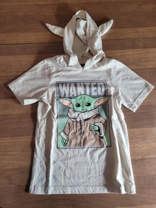 Star Wars The Mandalorian Baby Yoda Wanted Hoodie Kids T-Shirt Size 5T - Picture 1 of 6