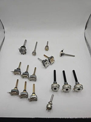 Potentiometer MIX Preh, OMEG, Ruwido 470 Ohm 100k 10k 1k 4k7 25k U.s.w (Kl20-1) - Bild 1 von 4