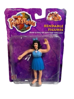 Bonecos dobráveis vintage 1993 Mattel The Flintstones novos lacrados Betty - Imagem 1 de 3