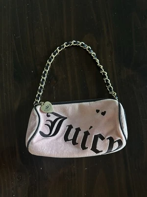 Bolso de Hombro Juicy Couture Y2K "Juicy" Bebé Rosa Esponjoso Barrell Tootsie Foto 1 de 4