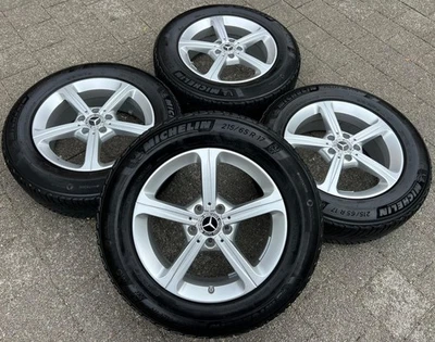 4 ORIGINAL 17" ALU WINTERRÄDER MERCEDES GLA H247 GLB X247 215/65R17 99H RDKS TOP - Bild 1 von 4