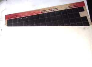 Kawasaki Z500B1/B2 1979-80 Teilekatalog (alle Modelle aufgelistet) - Bild 1 von 1