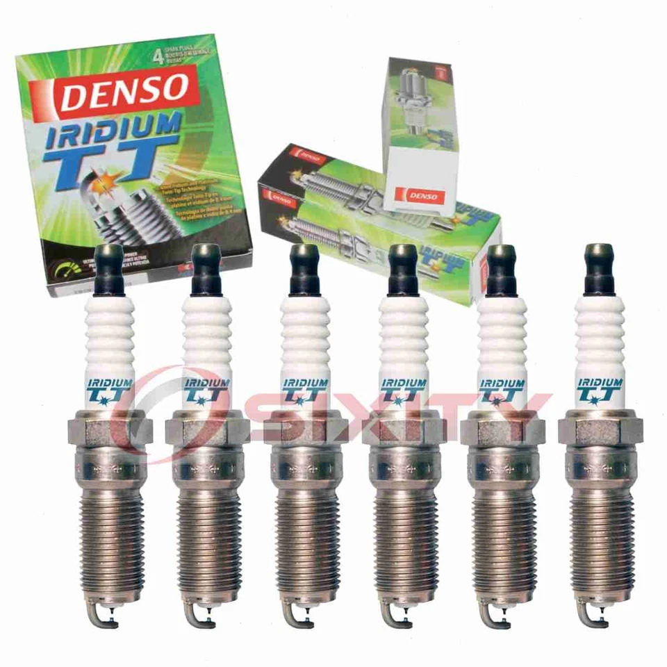 6 pc Denso Iridium TT Spark Plugs for 2012 Chevrolet Captiva Sport 3.0L V6 gx - Image 1 of 4