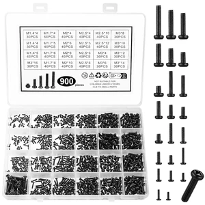 900 Pcs Laptop Screws, Small Computer Screws, Notebook Screws Set - Picture 1 of 12