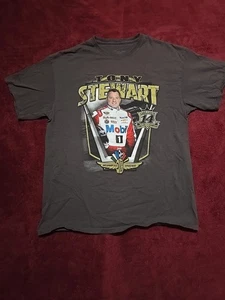 Vintage Tony Stewart #14 NASCAR Shirt L Indianapolis Motor Speedway Racing Tee - Picture 1 of 7
