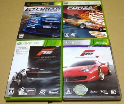 Forza Motorsport Xbox & Xbox 360 Game Lot 4 Set Forza 1 2 3 Ultimate 4 Japan - Image 1 of 4