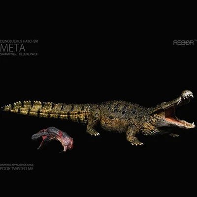 REBOR Deinosuchus Hatcheri META PANTANO VER. PACK DE LUJO Expositor Modelo Estatua Foto 1 de 4