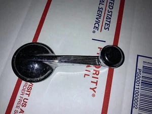 GENUINE GM OEM 1953-1962 Corvette Manual Window Crank Handle & Chrome Knob USED - Picture 1 of 4