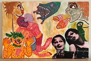 Original Outsider/Visionary Art Piece On Wood: the_parade-of_the_horribles - Picture 1 of 1