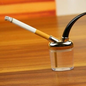 Pipe narghilè mini narghilè acqua tabacco fumo pipa porta filtro sigarette regalo - Foto 1 di 8
