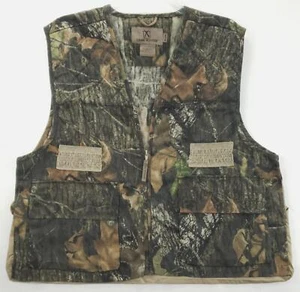 Game Winner Hunting Shooting Utility Vest Mens XL Cotton Mossy Oak Camouflage - Picture 1 of 8