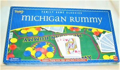 NIB & Sealed 2001 MICHIGAN RUMMY FAMILY BOARD GAME BY Fundex, Complete - Image 1 of 4