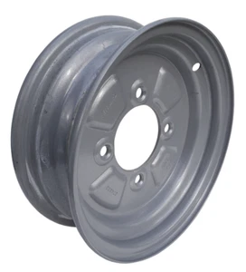 10" TRAILER WHEEL RIM 4 STUD 115MM PCD NEW ITEM / SILVER - Picture 1 of 4