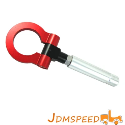 Gancho de remolque con tornillo de pista rojo para Mitsubishi Lancer Evo X 2008-16, Lancer 2008-17 Foto 1 de 4