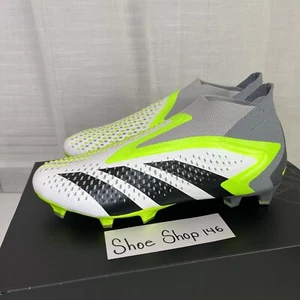 $300 Adidas Predator Accuracy + FG Soccer Cleats Laceless Men Size 7 / Womens 8 - Picture 1 of 8