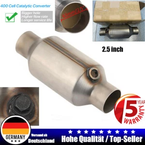 Φ 63mm 2.5'' Universal Katalysator Edelstahl 400 Zellen Edelstahl Caberre DEU - Bild 1 von 17