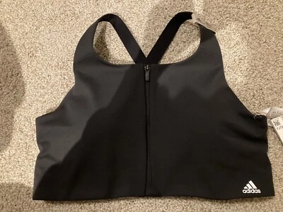 Sujetador deportivo Adidas Ultimate (negro, talla 38A) Foto 1 de 3