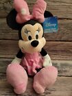 Minnie Mouse  Plush Pink Polka Dot Dress Stuffed Animal Toy Doll 16in 
