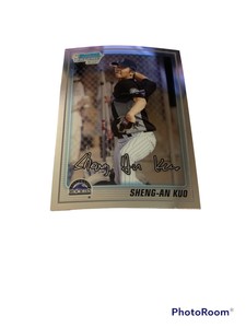 2010 Bowman Chrome Prospects Colorado Rockies Sheng-An Kuo #BCP52 Rookie RC.