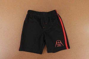 Star Wars Boys Size 5T Black Red Striped Pull On Darth Vader Active Shorts New - Picture 1 of 3