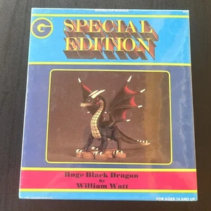 Grenadier Modelle riesiger schwarzer Drache von William Watt Special Ed. Metall Figuren Set - Bild 1 von 6
