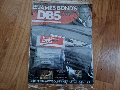 EAGLEMOSS 1/8 BUILD YOUR OWN JAMES BOND 007 ASTON MARTIN DB5 ISSUE 56 INC PARTS - Image 1 of 2