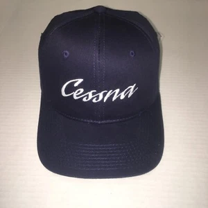 Cessna Vulcan V400 Bump Hard Hat Ball Cap Navy Genuine Quality One Size - Picture 1 of 10