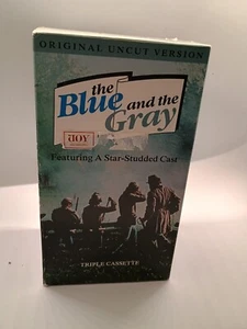 Used VHS The Blue and the Gray Original Uncut Version Stacy Keach John Hammond - Picture 1 of 3
