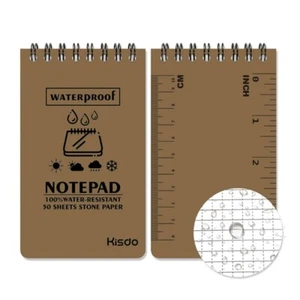 Waterproof Notebook Stone Paper Notebooks Waterproof Notepad Write in the Rain - Picture 1 of 10