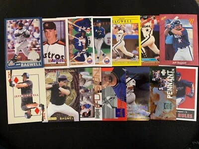 Jeff Bagwell 1991-2004 Inserts Parallels RCs Oddballs NM to NM-MT You Pick!! - Image 1 of 4