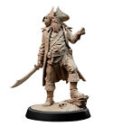 1/18 Scale 100mm Resin Figures Model Kit Pirate Captain Unpainted Unassembled