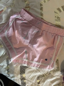 Champion Girls' Athletic Shorts Pink, Size Large - Picture 1 of 2