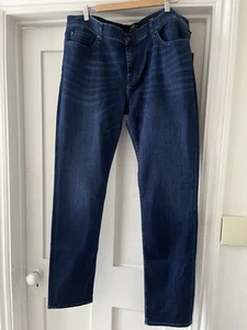 New 7 For All Mankind men’s Ronnie skinny dark blue denim jeans - Picture 1 of 7