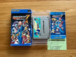 Rockman 7 SFC Japan SNES Super Nintendo Famicom Mega Man 7 - Picture 1 of 24