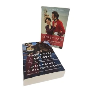 Three Words for Goodbye by Gaynor Hazel And Vanity Fair By WM Thackeray - Picture 1 of 10