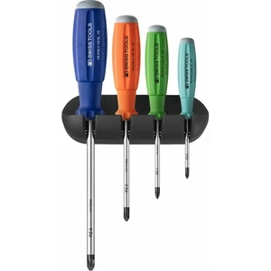 PB Swiss Tools PB 8243.RB Swiss Grip Screwdrivers Set with Wall Mount, 4 Pcs - Picture 1 of 1
