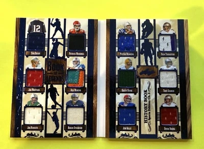 2025 Leaf History Book Chp 2 Book Of Legends 5/5 Game-Used Legendary QBs #BL-4 - Image 1 of 2